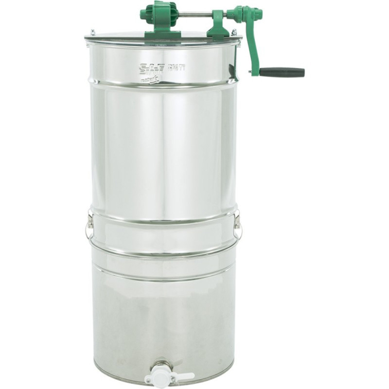 Extracteur manuel tangentiel compact 3 en 1 - 4 hausses - 2 corps Dadant