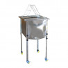 Bac à désoperculer inox pour cadres Dadant et Langstroth - 670 x 560 x 500 mm