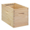 Corps de ruchette mi-bois Dadant 6 cadres - 500 x 280 mm