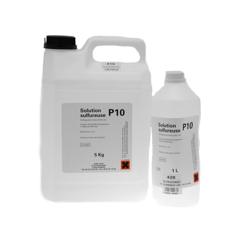 Solution sulfureuse en 1L à 10%