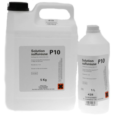 Solution sulfureuse en 1L à 10%