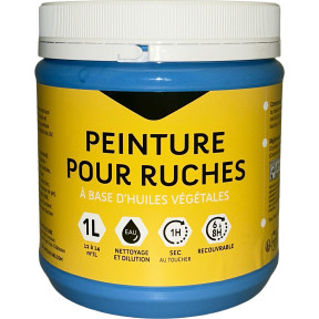 Peinture pour ruche bleu