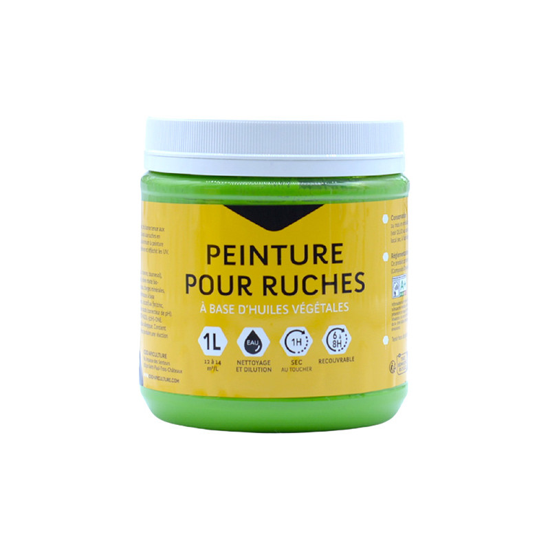 Peinture pour ruche verte - 1L