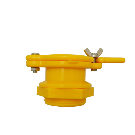 Robinet en plastique mâle 40 x 49 avec écrou de serrage