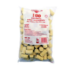 100 Bouchons agglomérés 38x23 - 2 ans environ