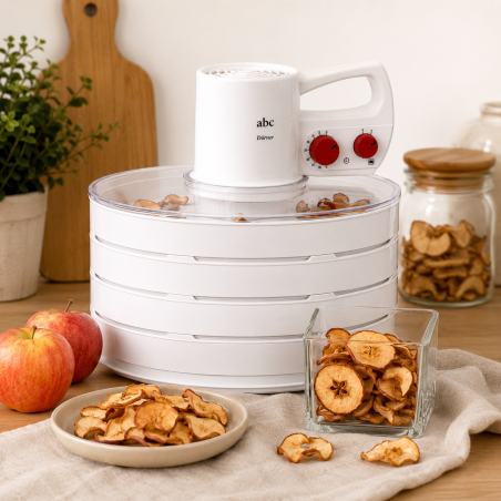 Déshydrateur électrique fruits légumes - 4 plateaux - mise en scène