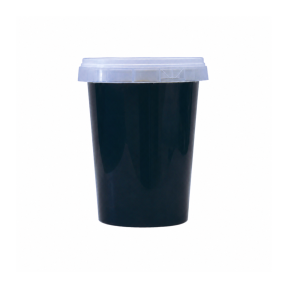 10 pots en plastique transparent pour miel 500 g PAL NICOT - modèle neutre