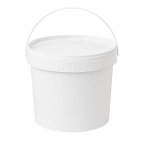 Seau en plastique blanc sans couvercle 3 kg