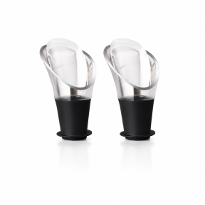 Lot de 2 anti-gouttes noirs - Vacu Vin