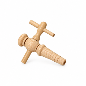 Robinet en bois pour vinaigrier 3 pouces - embout ⌀10mm