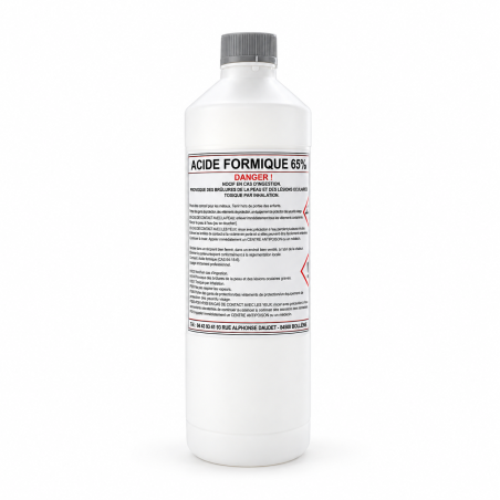 Acide formique 65 % la bouteille de 1 litre
