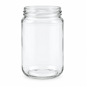 Pack de 20 pots en verre cylindrique 500 g (385 ml) TO63