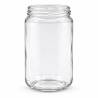 Pack de 10 pots en verre cylindriques 1 kg (750 ml) TO82