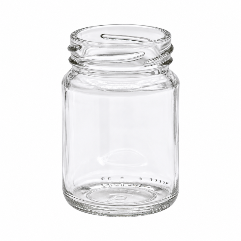 Pack de 20 pots en verre cylindriques 125g (106ml) TO48