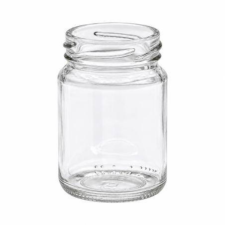 Pack de 20 pots en verre cylindriques 125g (106ml) TO48