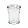 Pack de 20 pots en verre à facettes 500g (385ml) TO82