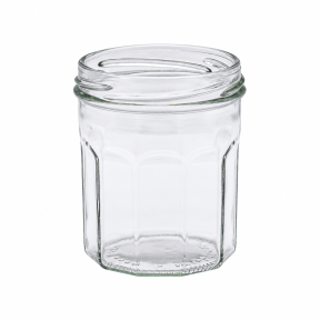 Pack de 20 pots en verre cylindriques 250g (200ml) TO70