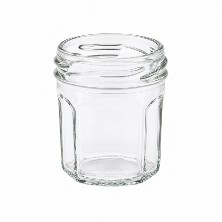 Pack de 20 pots en verre à facettes 50g (44ml) TO48