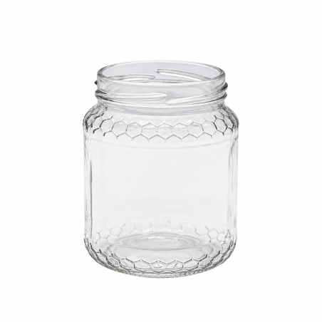 Pack de 20 pots en verre italvéoles 500g (390ml) TO70