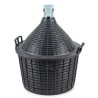 Bonbonne en verre petit col 20 L - avec entourage plastique