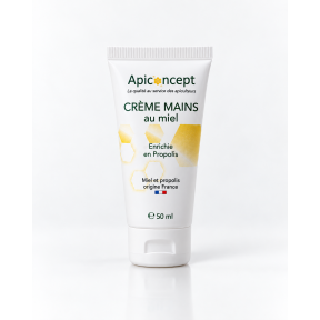 Crème mains au miel et à la propolis 50ml