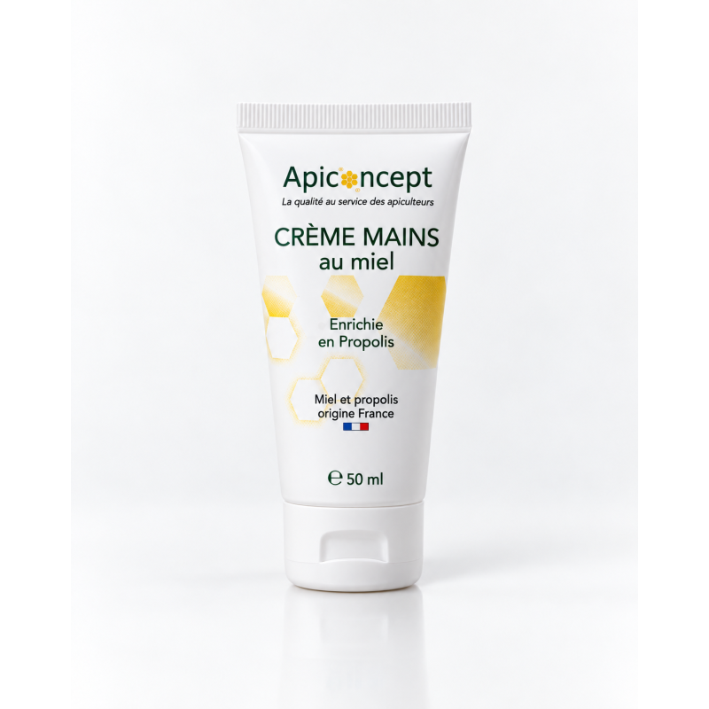 Crème mains au miel et à la propolis 50ml